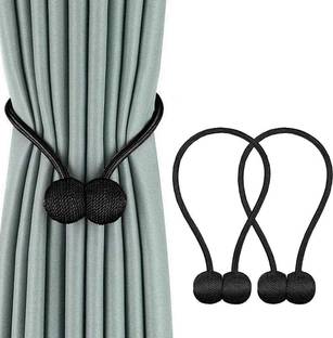 HomeCloud Black Tieback Hook Metal
