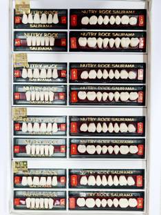 pyrax Dental Acrylic Teeth Kit Sets Shade Of Teeth A1 Dental Elevator