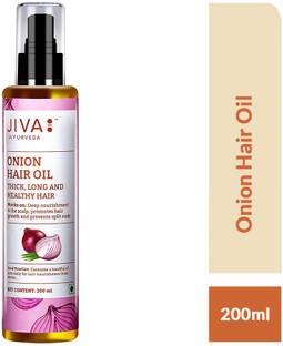 JIVA Onion Hair Oil - Prevents Hairfall and Nourishes the Scalp - 200 ml - Pack of 1 Hair Oil