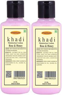 Premium Khadi Rose and Honey Moisturizing Lotion