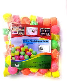 PMW Multi Coloured Naphthalene Balls - Kapoor Goli - Moth Balls - 1 Kilo NAPHTHALENE