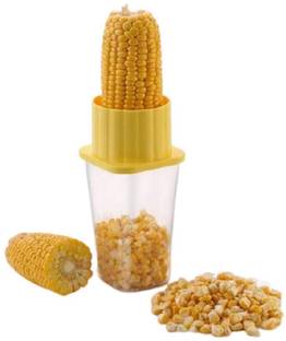Dabster Multi Use Plastic Corn Stripper Cob Remover Bowl Kitchen Tool Set