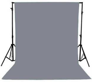 Cam cart 6x9Ft GreyPolyster Lekera Photo Backdrop for Photoshoot Background for Photography Screen Video Recording Picture Background Reflector ( Stand Not Included ) Reflector