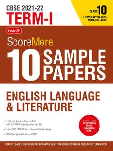 MTG Score More 10 Sample Papers Term 1 English Lang & Literature, MCQ Based CBSE Sample Paper Class 10 For Nov-Dec 2021 Exam