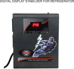 Syspro Big Marshal Digital Stabilizer for Double Door Refrigerator Fridge or 700 LTR (Working Range 130V -280 V) Voltage Stabilizer