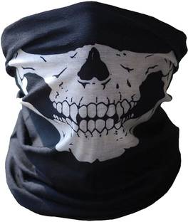 PINDIA Black Bike Face Mask for Men & Women