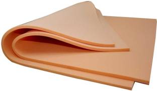 Shree Om Handloom Sofa foam sheet 32 Density (1 inch, Orange) 1 inch Single PU Foam Mattress