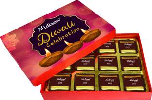 Midiron Diwali Chocolate Box, Diwali Celebration Box, Chocolate Gift pack for Diwali for Friends & Relative IZ21GB13N17Diwali-06 Fudges