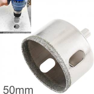 uptodatetools ole Saw 50mm Drill Bit Diamond Coated Core Hole Saw Drill Bits Kit Tools Glass Drill Hole Opener for Tiles Glass Ceramic