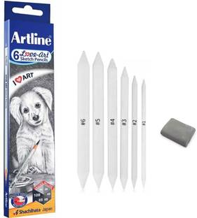 Artline HB, 2B, 4B, 6B, 8B, 10B DRAWING PENCIL SET FOR ARTISTS Pencil