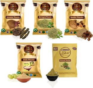 Online Quality Store Reetha + Amla + Shikakai + Bhringraj + Mehandi_250g
