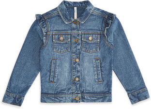 Full Sleeve Washed Girls Jacket 