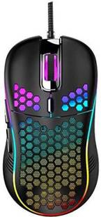 Etzin TD-RGBMICE Wireless Optical Gaming Mouse (USB 3.0, Black) Wired Ambidextrous Optical  Gaming Mouse