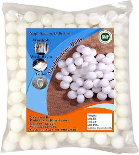 PMW White Naphthalene Balls - Kapoor Goli - Moth Balls - 500 Grams Block Toilet Cleaner