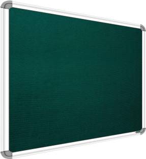 SRIRATNA 2 X 3 feet Green Premium Material Notice Pin-up Board/Pin-up Board/Bulletin Board/Pin-up Display Board for Office, Home uses, (Pack of 1) Notice Board
