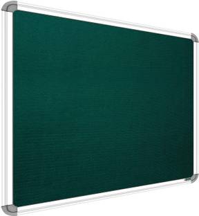 SRIRATNA 2 X 3 feet Premium Material Notice Soft Board/Bulletin Board/Pin-up Display Board for Office, Home & School uses, (Green, Pack of 1) Notice Board