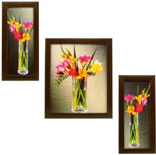Indianara Indr Floral 63A Digital Reprint 10.8 inch x 9 inch Painting