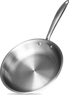 BERGNER Argent Tri-ply Induction Base Silver Fry Pan 22 cm diameter 0.65 L capacity