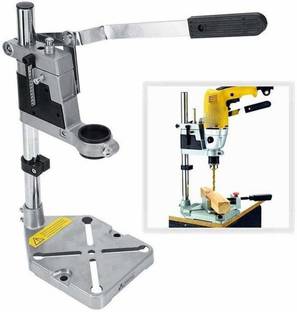 XDLB Heavy Weighted Cast Iron Base - Bench- Adjustable Collet upto 43mm - Drilling Depth upto 60mm. Hand drill Machine Stand Height 400mm DLB1 Angle Drill