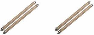 H HADDU Room Heater Rod - Pack of 4 (Multicolour) Halogen Room Heater Halogen Room Heater
