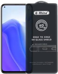 Bigil Edge To Edge Tempered Glass for Mi 10T, (Premium G-Rhino 6D Sensitive Touching Edge to Edge Tempered Glass With Camera Open Cut)