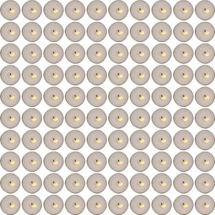 Parkash Candles Tealight Candles Pack of 100 pcs (unscented, 3 hrs burning ) Candle