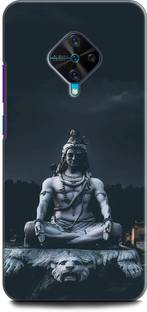कीसेंट बैक कवर Vivo S1 Pro, Vivo 1920 OM, SHIVJI, LORD SHIVA, MAHADEV, BHOLENATH, GOD, TRISHUL, Nature के लिए