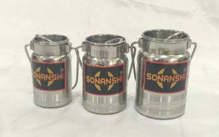 Sonanshi Steel Milk Container  - 400, 500 ml, 600 ml