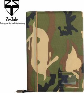 ZesTale Premium Leatherette Military Print File Folder/Document Holder(20 Leaves)