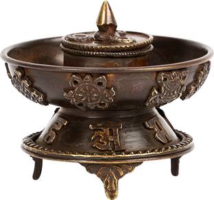 NEW INDIA METAL EMPORIUM Brass Incense Holder