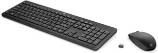HP 235 Wireless Optical 1600 DPI Mouse and Full-Size Layout Combo with Longer Battery Life Bluetooth Standard Multi-device Keyboard Compatible with Desktop, Laptop, Mac