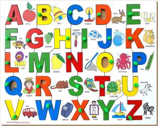 Little Genius ENG.ALPH.PICTURE MATCH WITH KNOB