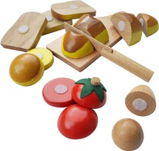 Little Genius WOODEN BREAKFAST CUTTING TOY