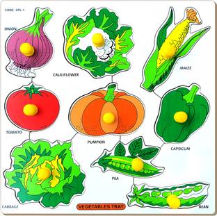 Little Genius VEGETABLES-LARGE WITH BIG KNOB