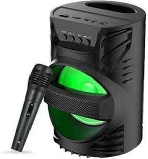 Clairbell NJG_663Y_LZ 4104||WS-04|| Karaoke Speaker With Mic Super Bass Bluetooth Wireless Portable compatiable With all smart phones || Karaoke Bluetooth speaker with SD card and USB slot Wireless Bluetooth Multimedia Speaker || Wireless Speaker Ultra Loud Stereo sound || Bluetooth Speaker for Desktop PC|| Bluetooth Speaker Home Audio|| Perfect for home DJ audio player and DJ for outdoor activities || FM , Aux, TF, Speaker Phone / Wireless Speaker Compatible with all your devices. 15 W Bluetooth Tower Speaker