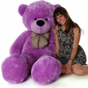 msy 3 feet very soft teddy bear - 90.2 cm (purple021)  - 90 cm