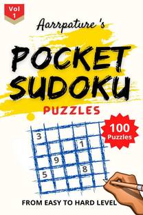 Pocket Sudoku Puzzles Game Book [ Easy to Hard ]