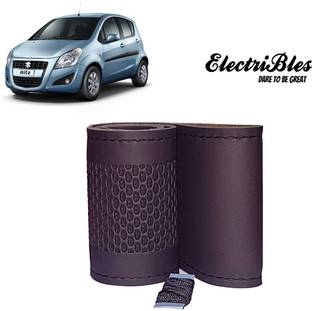 ELECTRIBLES Hand Stiched Steering Cover For Maruti Ritz