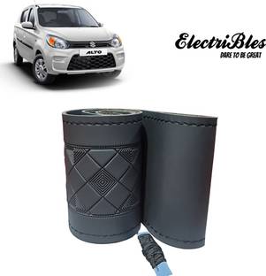 ELECTRIBLES Hand Stiched Steering Cover For Maruti Alto 800