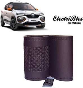 ELECTRIBLES Hand Stiched Steering Cover For Renault Kwid