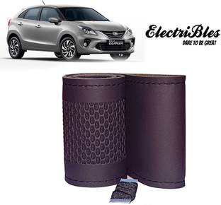 ELECTRIBLES Hand Stiched Steering Cover For Toyota Universal For Car