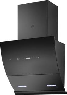 Kaff Lyra DHC60 Auto Clean Wall Mounted Black 1250 CMH Chimney