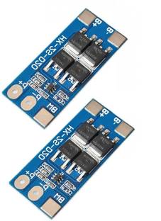 INVENTO 2PCS 2S 7.4V BMS 20A 2 Cell 18650 Lithium Battery Charging Protection Board Battery Management System Module Automotive Electronic Hobby Kit