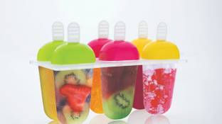 BLUEBERRY Delicious and juicy ice candy maker / Multicolor Plastic Ice Cube Tray