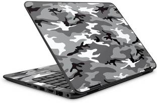 EliteAuto Premium Grey Snow Camouflage Army Self-Adhesive multipurpose Military BSF Vinyl Wrap Sticker Sheet Roll Film for laptops/mobiles/household/Cars/Bikes customisations "30x60cm" Roll Vinyl Wrap Sticker Reusable Laptop Skin Compatible for 25 inch