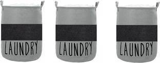 Tiarakrafts 45 L Black, Grey, Grey Laundry Bag
