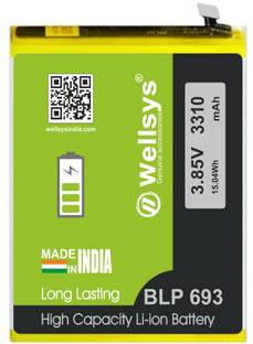 WELLSYS Mobile Battery For  REALME Oppo Realme 3 / 3i BLP693 (3310MAH)