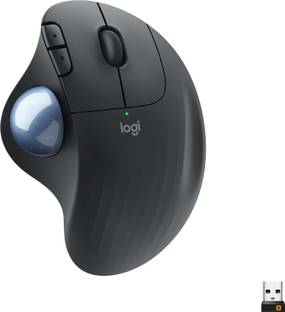 Logitech Ergo M575 with Trackball - Easy Thumb Control, Ergonomic Wireless Optical Mouse  with Bluetooth