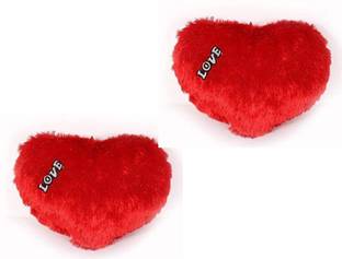 Lata Soft cute Heart shape pillow set of 2 Piece  - 30 cm
