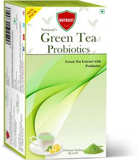 Nutrust Probiotic green tea Lemon Green Tea Box